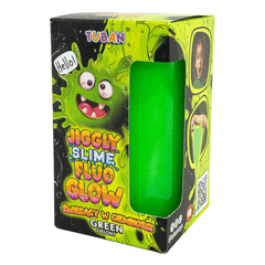 Set DIY experimente JIGGLY SLIME FLUO GLOW , VERDE 430 g - Tuban - Publisol.ro