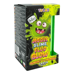 Set DIY experimente JIGGLY SLIME FLUO GLOW , VERDE 430 g - Tuban - Publisol.ro