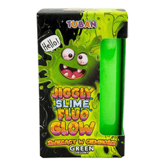 Set DIY experimente JIGGLY SLIME FLUO GLOW , VERDE 430 g - Tuban - Publisol.ro