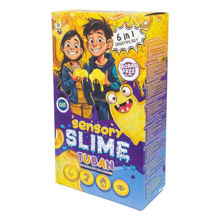 Set DIY experimente SENSORY SLIME - 6 in 1 - Tuban - Publisol.ro