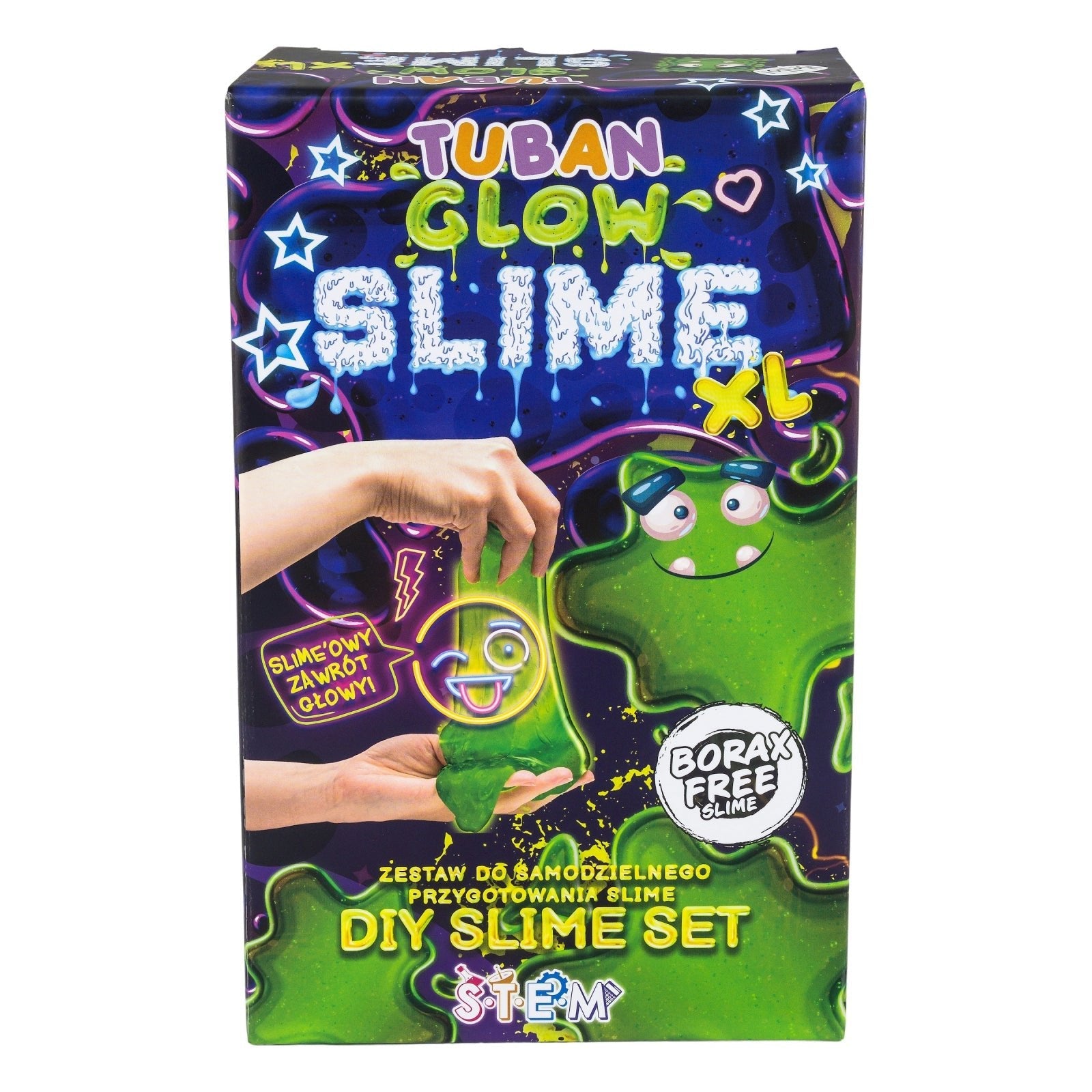Set DIY experimente SLIME , GLOW IN THE DARK XL - Tuban - Publisol.ro