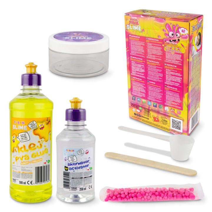 Set DIY experimente SLIME , MAGIC PINK XL - Tuban - Publisol.ro