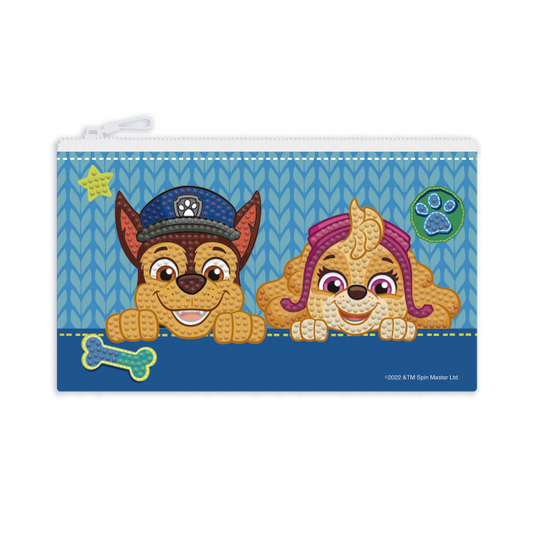 Set DYI creativ - portofel Patrula Catelusilor, pictura cu diamante - Diamond Dotz®