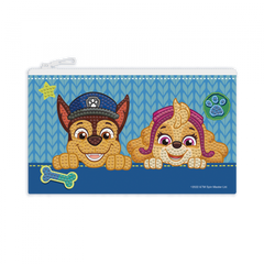 Set DYI creativ - portofel Patrula Catelusilor, pictura cu diamante - Diamond Dotz®