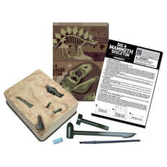 Set educativ Sapa si descopera Dinozauri - Mamut - 4M - Publisol.ro