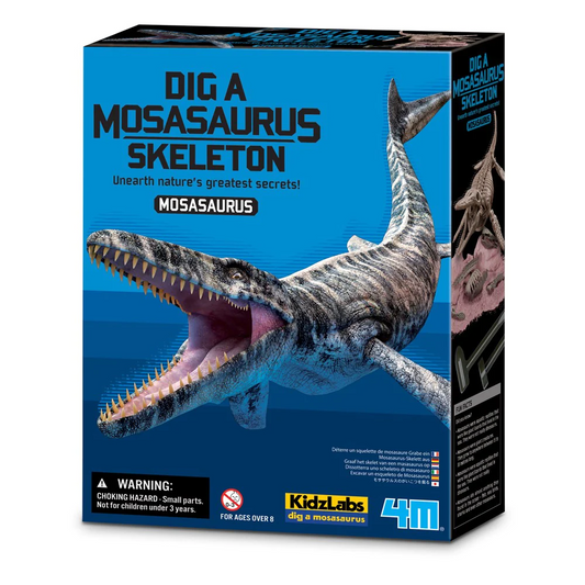 Set educativ Sapa si descopera Dinozauri - Mosasaurus - 4M