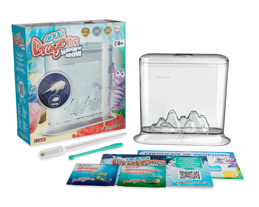 Set educativ STEM - AQUA DRAGONS Habitat HATCH N GROW - Aqua Dragons - Publisol.ro