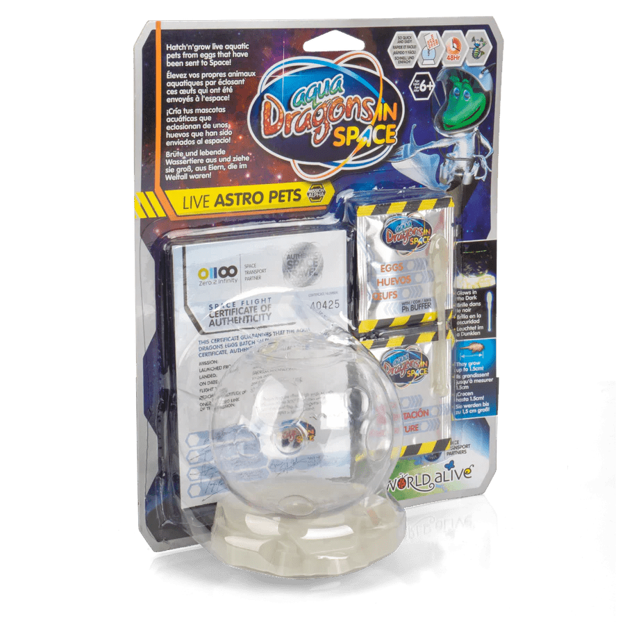 Set educativ STEM - AQUA DRAGONS - Habitat Lumea subacvatica - acvariu asteroid cu LED - uri - Aqua Dragons - Publisol.ro