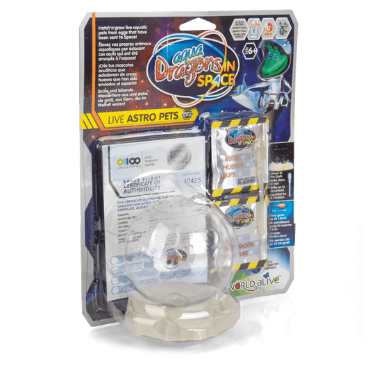 Set educativ STEM - AQUA DRAGONS - Habitat Lumea subacvatica - acvariu asteroid cu LED - uri - Aqua Dragons - Publisol.ro