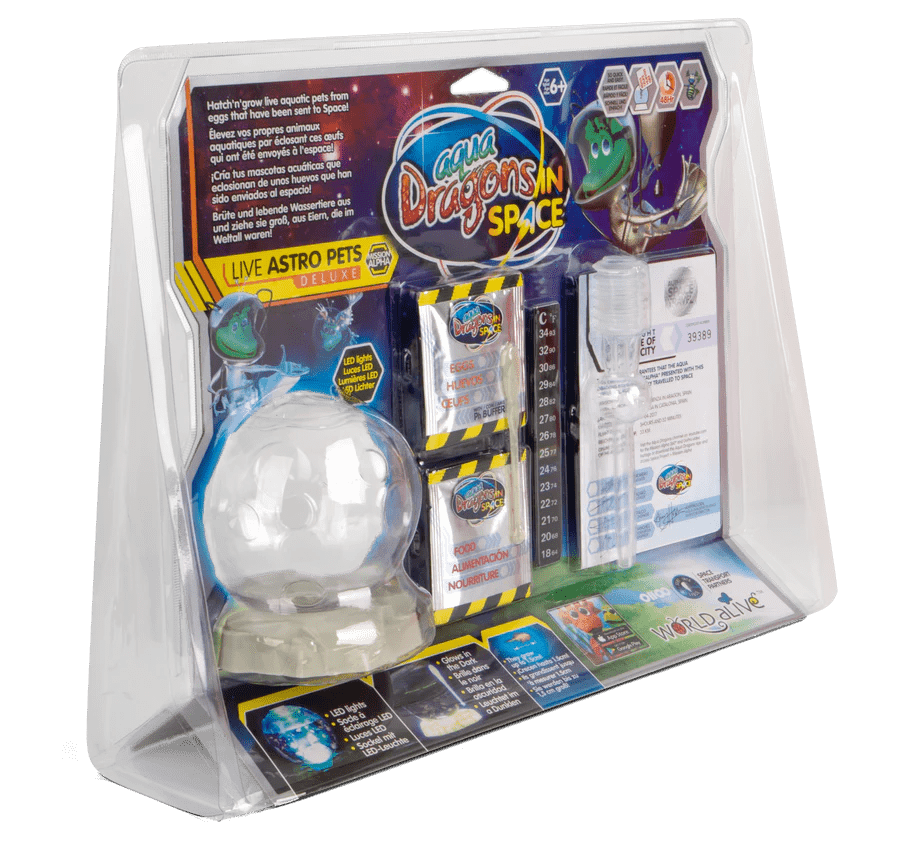 Set educativ STEM - AQUA DRAGONS - Habitat Lumea subacvatica - acvariu asteroid Deluxe cu LED - uri - Aqua Dragons - Publisol.ro