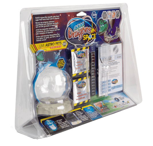 Set educativ STEM - AQUA DRAGONS - Habitat Lumea subacvatica - acvariu asteroid Deluxe cu LED - uri - Aqua Dragons - Publisol.ro