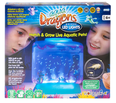 Set educativ STEM - AQUA DRAGONS Habitat Lumea subacvatica - acvariu Deluxe cu LED-uri - Aqua Dragons