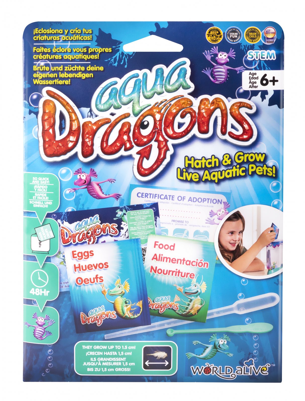 Set educativ STEM - AQUA DRAGONS Lumea subacvatica - kit reumplere starter - Aqua Dragons - Publisol.ro