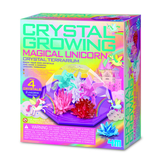 Set experimente de crescut Cristale, terariu cu Unicorni - 4M