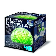 Set experimente de crescut cristale, fosforescent - straluceste in intuneric - 4M