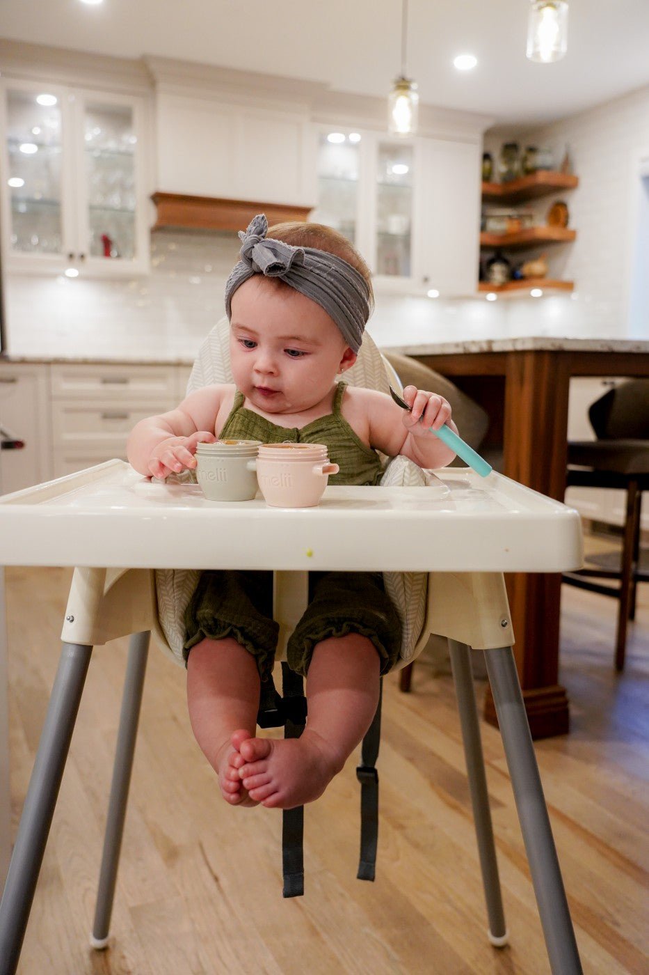 Set lingurita - furculita, blue&purple, Melii - Publisol.ro