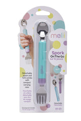 Set lingurita - furculita, blue&purple, Melii - Publisol.ro