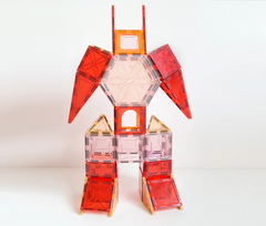 Set magnetic Magblox - 6 piese magnetice hexagon pentru constructie - Magblox