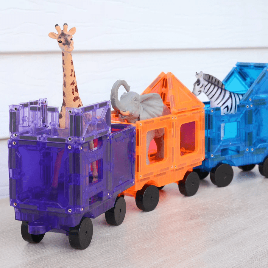 Set magnetic Magblox - 24 piese magnetice accesorii pentru constructie - Magblox - Publisol.ro