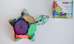Set magnetic Magblox - 6 piese magnetice pentagon pentru constructie - Magblox