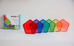 Set magnetic Magblox - 6 piese magnetice pentagon pentru constructie - Magblox - Publisol.ro