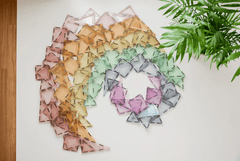 Set magnetic Magblox - 66 piese magnetice de constructie PASTEL transparente - Magblox - Publisol.ro