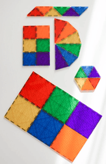 Set magnetic Magbrix 66 piese translucide - Magblox - Publisol.ro