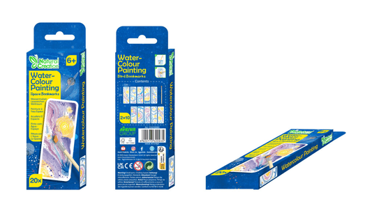 Set pictura cu apa - semne de carte Spatiu, colectia Creatii Naturale - Avenir - Publisol.ro