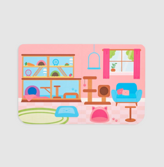 Set planse si jocuri cu abtibilduri repozitionabile - Animale prietenoase - Ooly