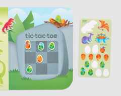 Set planse si jocuri cu abtibilduri repozitionabile - Dinozauri - Ooly