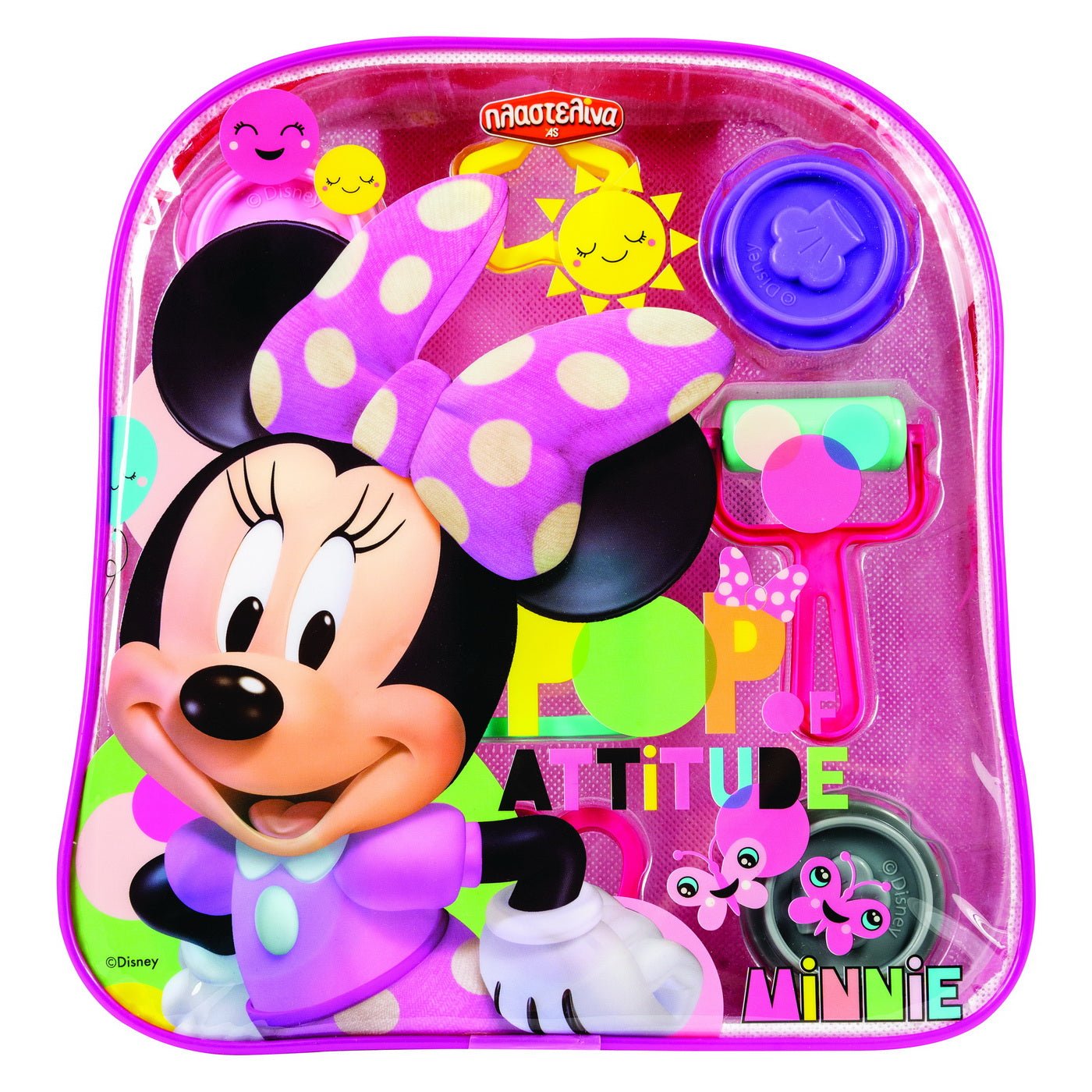 Set plastilina in gentuta pvc design Minnie - Publisol.ro