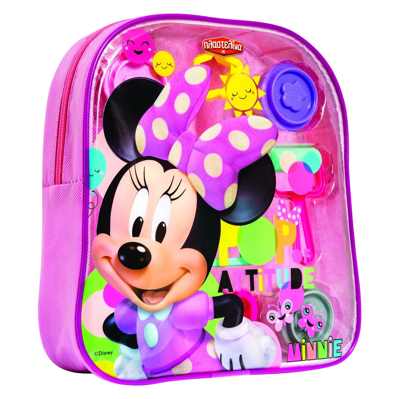 Set plastilina in gentuta pvc design Minnie - Publisol.ro