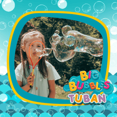 Set Pro Baloane de sapun gigant - acesoriu multi - fluture + solutie 400 ml - Tuban - Publisol.ro