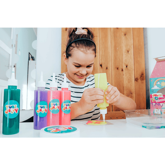 SET TUBI JELLY (gel modelator) cu 6 culori , DULCIURI - Tuban - Publisol.ro