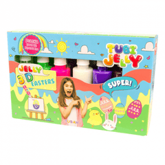 Set TUBI JELLY (gel modelator) cu 6 culori , PASTE - Tuban - Publisol.ro