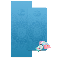 Set Yoga Mama - Copil, saltele asortate si carduri incluse - Wave, albastru - Soul Mates - Publisol.ro