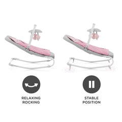 Sezlong 3 in 1 felio 2, peony rose - Publisol.ro