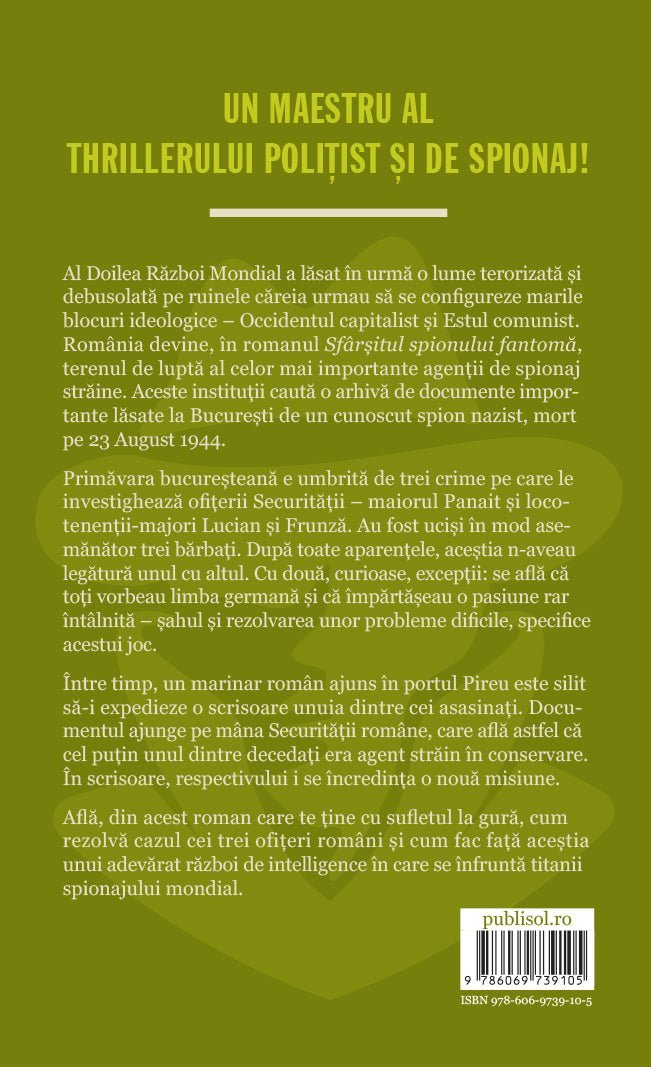 Sfarsitul spionului Fantoma - Ed. digitala - Publisol.ro
