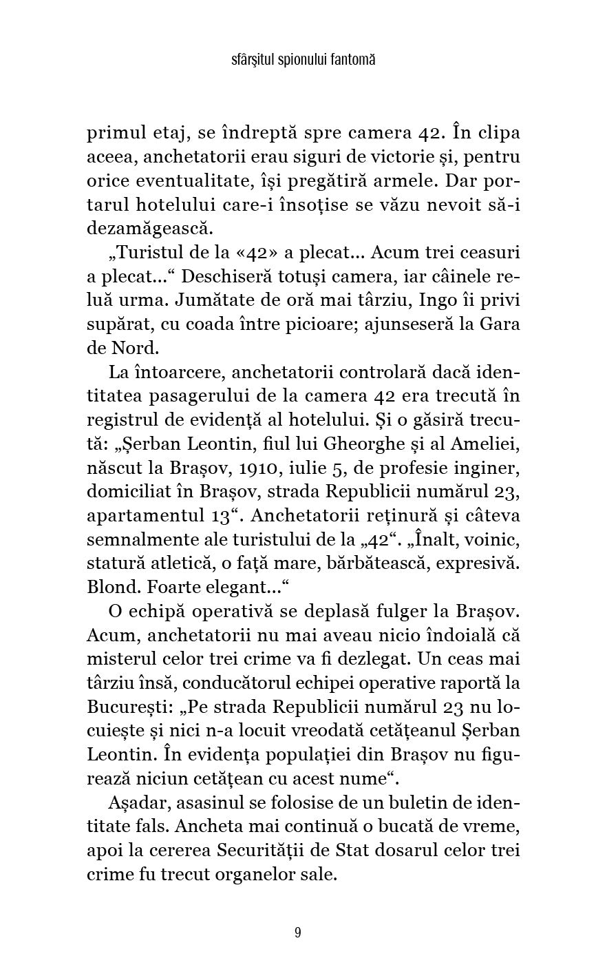 Sfarsitul spionului Fantoma - Ed. digitala - Publisol.ro