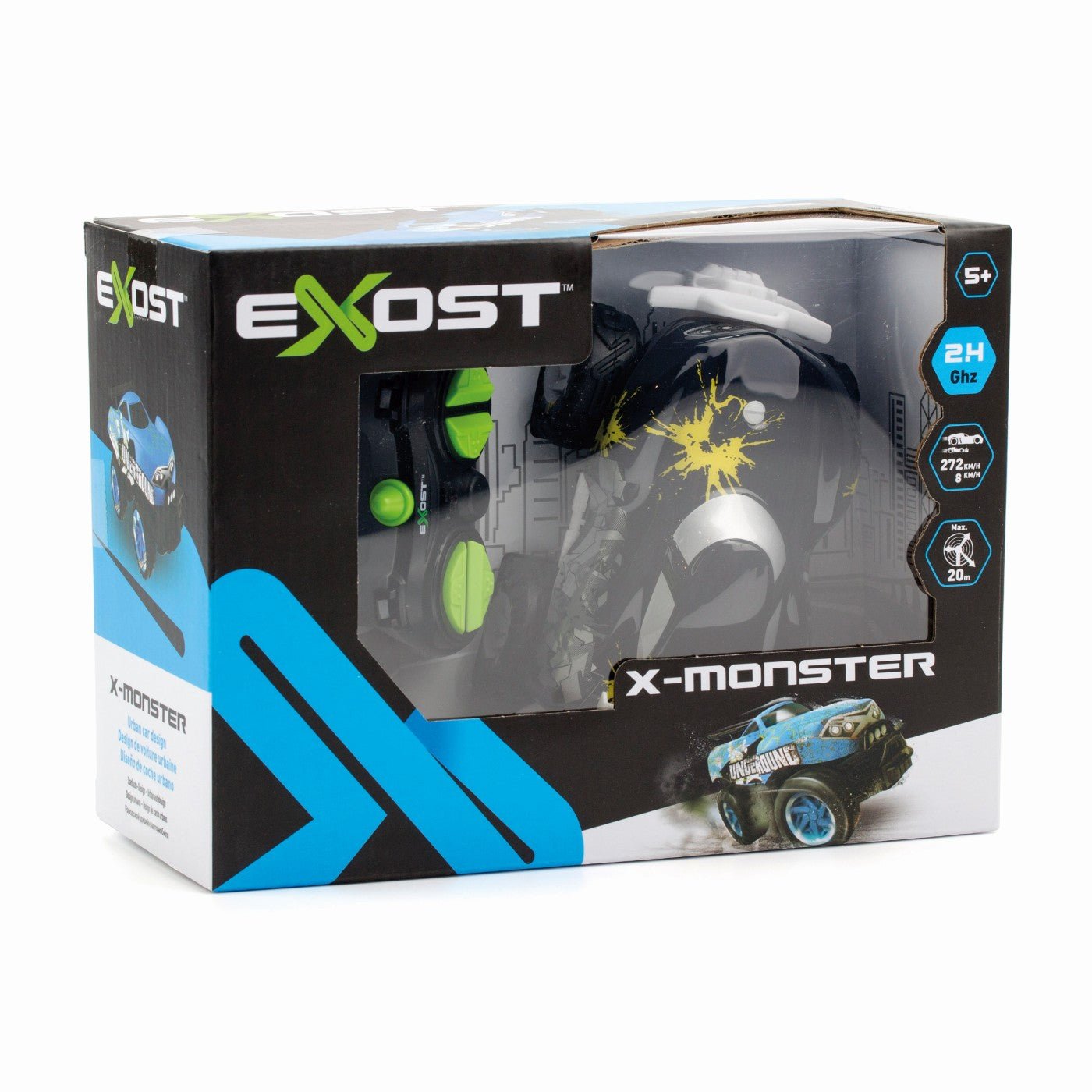 Silverit exost masina cu telecomanda X Monster neagra - Publisol.ro
