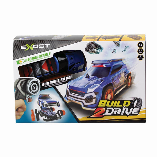 Silverlit exost build 2 drive masinuta RC albastra - Publisol.ro