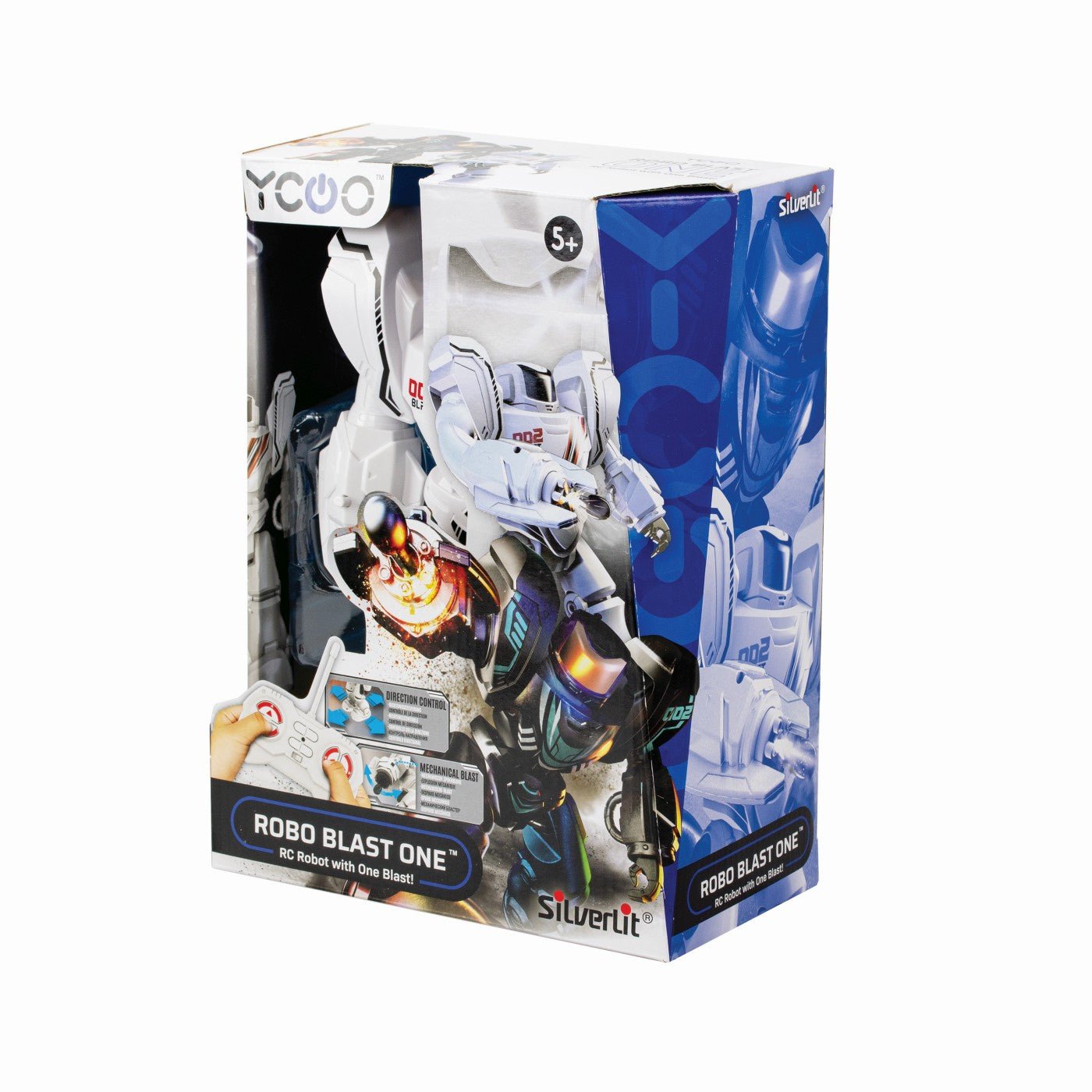 Silverlit robot robo blast one alb - Publisol.ro