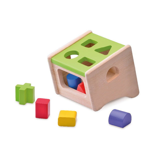 Sortator cu forme colorate din lemn, Wonderworld - Publisol.ro