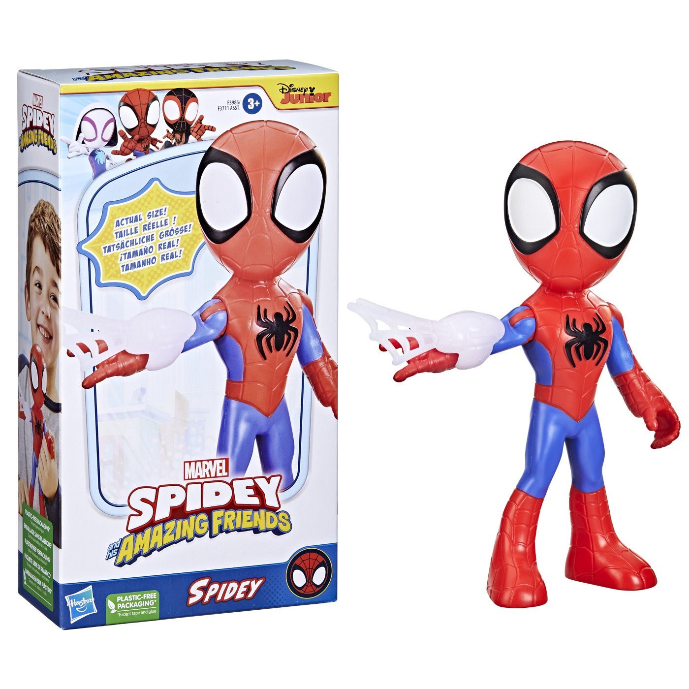 Spidey prietenii extraordinari figurina spidey supradimensionata 22.8 cm - Publisol.ro