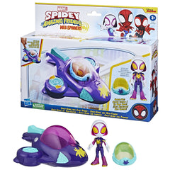 Spidey prietenii extraordinari set masinuta si figurina ghost Spider - Publisol.ro