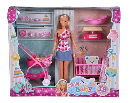 Steffi love papusa steffi cu bebelus, Simba - Publisol.ro