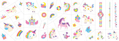 Stickere pentru unghii si tatuaje - Unicorni - Avenir - Publisol.ro