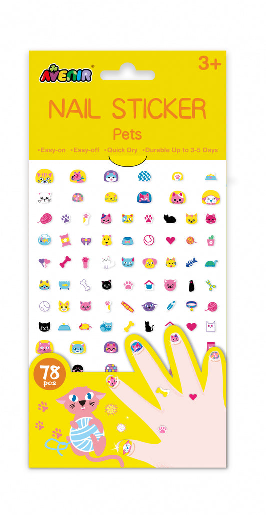 Stickere pentru unghii - Animale prietenoase - Avenir