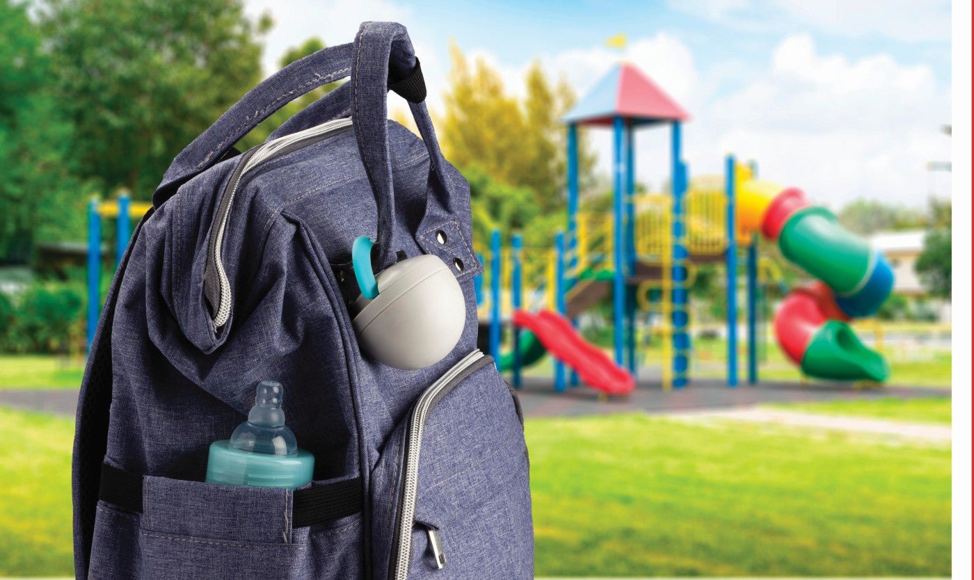 Suport pentru depozitare suzeta, biluta grey&blue, Melii - Publisol.ro