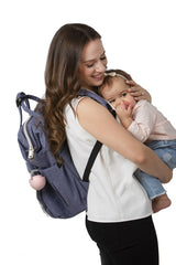 Suport pentru depozitare suzeta, biluta pink&grey, Melii - Publisol.ro